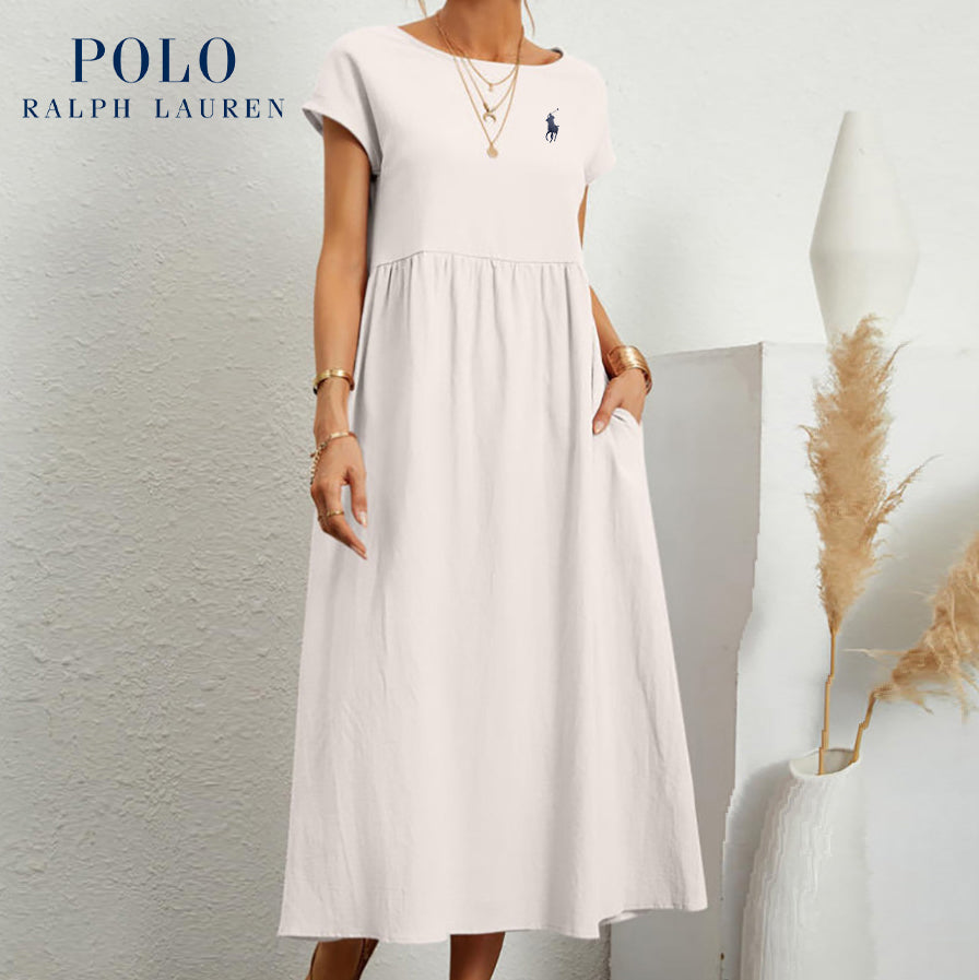 [Ralph Lauren] Robe ample en coton et lin