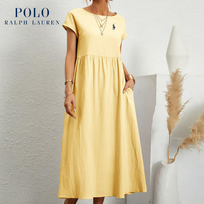 [Ralph Lauren] Robe ample en coton et lin