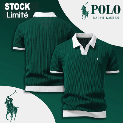 🇮🇹 Ensemble Polo Col V & Pantalon Fuselé